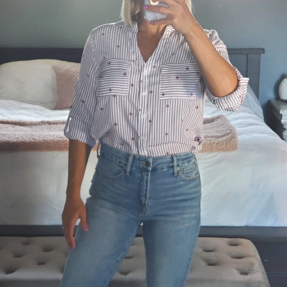 NY&CO button up blouse